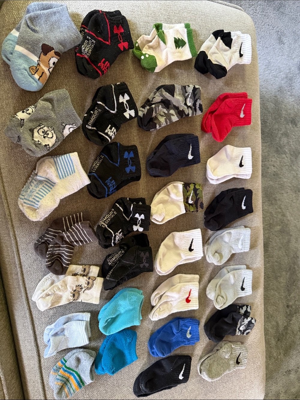 30 pairs of baby boy socks